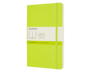 Блокнот Moleskine Classic Soft Large A5 120 листов без линовки салатовый на сшивке (130x210 мм)